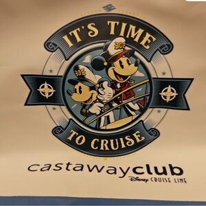 Disney Castaway Club Nautical Bag - Blue and Cream
